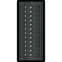 Blue Sea 1461 12 Position Circuit Breaker Panel - 12V - 120A