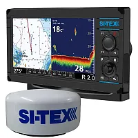 SI-TEX NavPro 900F w/MDS-12 WiFi 24&quot; Hi-Res Digital RAdome Radar