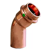 Viega ProPress 1/2&quot; - 45&deg; Copper Elbow - Street/Press Connec