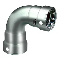 Viega MegaPress 1/2&quot; 90&deg; Stainless Steel 304 Elbow - Double 