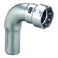 Viega MegaPress 1/2&quot; 90&deg; Stainless Steel 304 Elbow Street - 