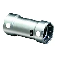 Viega MegaPress 1/2&quot; Stainless Steel 304 Coupling w/o Stop - Dou