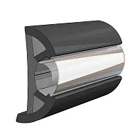 TACO Large SuproFlex Rub Rail 2.5&quot; x 1&quot; - Black