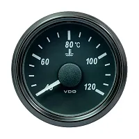 VDO SingleViu 52mm (2-1/16&quot;) Water Temp. Gauge - 120&deg; C - 291-22 ohm