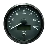 VDO SingleViu 100mm (4&quot;) Speedometer - 120 KM/H
