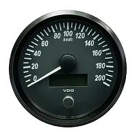 VDO SingleViu 100mm (4&quot;) Speedometer - 140 MPH