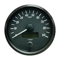 VDO SingleViu 100mm (4&quot;) Speedometer - 90 MPH