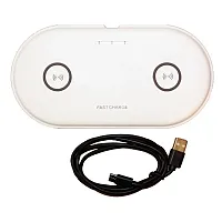 Lunasea Dual Qi Charge Pad - USB Powered