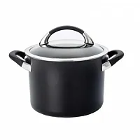 Circulon 4 qt. Covered Sauce Pot-Black