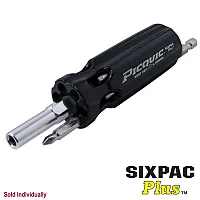Picquic Sixpac Plus??? 7-In-1 Quick Bit Change Screwdriver (Blister Package)