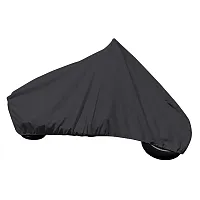 Carver Sun-Dura Motorcycle Cruiser w/Up to 15&quot; Windshield Cover - Black