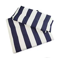 Whitecap Director&#39;s Chair II Replacement Seat Cushion Set - Navy &amp; White