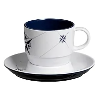 Marine Business Melamine Tea Cup &amp; Plate Breakfast Set - NORTHWIND - Set of 