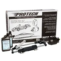 Uflex PROTECH 1.1 Front Mount OB Hydraulic System - Includes UP28 FM Helm, Oil &