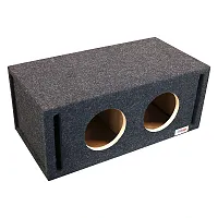Atrend Dual 8" Vented Woofer Enclosure - Charcoal Carpet Covering