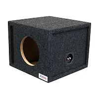 Atrend Single 8" Vented Woofer Enclosure - Charcoal Carpet Covering