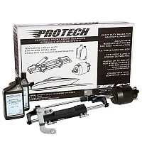 Uflex PROTECH 3.1 Front Mount OB Hydraulic System - Includes UP28 FM Helm, Oil &