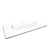 SeaDek Mako Logo Helm Pad - White/Storm Grey Embossed