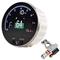 Veratron 85mm (3-3/8&quot;) VMH-35 Multifunction Gauge w/Battery Sensor