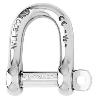 Wichard Self-Locking D Shackle - Diameter 6mm - 1/4&quot;