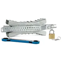 Camco Eaz-Lift 10&quot; Wheel Stop w/Wrench &amp; Lock - Metal