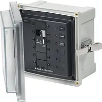 Blue Sea 3123 - SMS Panel Enclosure w/ELCI (32A) &amp; 3 Blanks - 230V AC