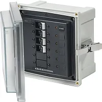 Blue Sea 3135 - SMS Panel Enclosure w/UL Main &amp; 3 Branch (12/24V) - 12/24V D