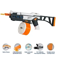 Splatrball Srb1200 Full Auto Rechargeable Battery Powered Water Bead Gel Ball Bl