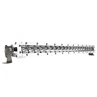 Black Oak Single Row Combo 20&quot; Light Bar - White
