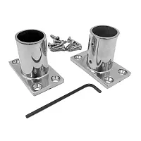 NavPod Stainless Steel Feet f/1.25&Prime; Diameter AngleGuards or Stanchion Kits