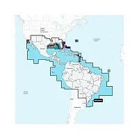 Garmin Navionics Vision+&trade; NVSA004L -Mexico, the Caribbean to Brazil - Inla