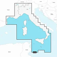 Garmin Navionics+ NSEU012R - Mediterranean Sea, Central West - Marine Chart