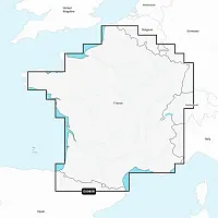 Garmin Navionics+ NSEU080R - France, Lakes &amp; Rivers - Marine Chart