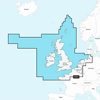 Garmin Navionics+ NSEU628L - U.K., Ireland &amp; Holland - Marine Chart