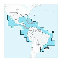 Garmin Navionics+&trade; NSSA004L - Mexico, the Caribbean to Brazil - Inland &am
