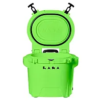 LAKA Coolers 30 Qt Cooler w/Telescoping Handle &amp; Wheels - Lime Green