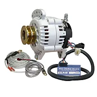 Balmar Alternator 120 AMP Kit 12V 3.15&quot; Dual Foot Saddle Dual Vee Pulley Regulat
