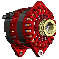 Balmar Alternator 250 AMP 12V 3.15&quot; Dual Foot Saddle K6 Pulley
