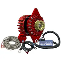 Balmar Alternator 170 AMP Kit 12V 4&quot; Dual Foot Saddle K6 Pulley Regulator &amp; 