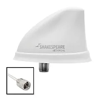 Shakespeare Dorsal Antenna White Low Profile 26&#39; RGB Cable w/PL-259