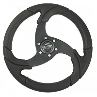 Schmitt &amp; Ongaro Folletto 14.2&quot; Wheel - Black Polyurethane - 3/4&quot; Tapered Sh