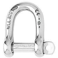Wichard Self-Locking D Shackle - 12mm Diameter - 15/32&quot;