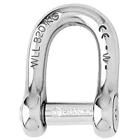 Wichard Self-Locking Allen Head Pin D Shackle - 10mm Diameter - 13/32&quot;