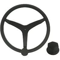 Uflex - V46 - 13.5&quot; Stainless Steel Steering Wheel w/Speed Knob &amp; Chrome Nut