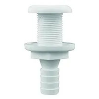 Attwood White Plastic Thru-Hull Fitting - 5/8&quot; Inner Diameter