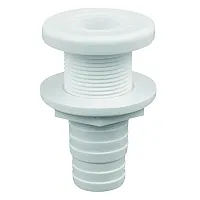 Attwood White Plastic Thru-Hull Fitting - 1-1/8&quot; Inner Diameter