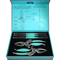 Toadfish Crab/Lobster Tool Set - 2 Shell Cutters &amp; 4 Seafood Forks