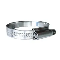 Trident Marine 316 SS Non-Perforated Worm Gear Hose Clamp - 15/32&quot; Band - (2&quot; - 