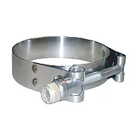 Trident Marine 316 SS T-Bolt Clamp - 3/4&quot; Band - 6.30&quot;-6.74&quot; Range - 10-Pack