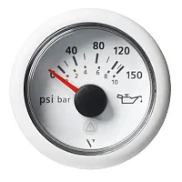 Veratron 52mm (2-1/16&quot;) ViewLine Engine Oil Temperature Pressure Gauge - 150 PSI